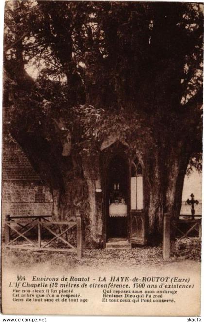 CPA Environs de ROUTOT - LA HAYE-de-ROUTOT - L'If Chapelle .. (182053)