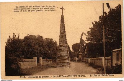 CPA Environs de ROUTOT - LA HAYE-de-ROUTOT - Le Feu de St-Clair(182056)