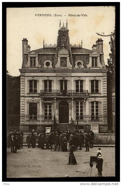 27 Verneuil-sur-Avre mairie hotel de ville photographe D27D K27679K C27679C RH095650