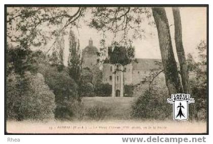 28 Auneau - 53 - AUNEAU (E-et-L) - Le Vieux Château (XIIIè siècle), vu de la Prairie - cpa