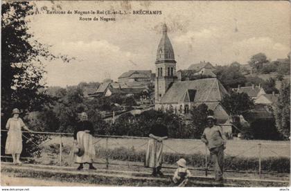 CPA Environs de NOGENT-le-ROI - Bréchamps - Route de NOGENT (33396)