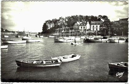 Carte Postale Ancienne de SAINTE MARINE -Le Pont face à Bénodet