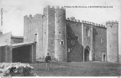 Saint Christol château de Montmoirac canton Alès