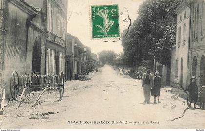 st sulpice sur lèze * avenue de lézat * villageois