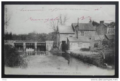 35 Saint-Germain-sur-Ille moulin a eau deversoir    D35D  K35251K  C35274C RH504382