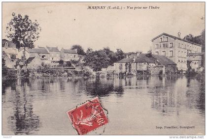 Marnay - Vue prise sur l'Indre