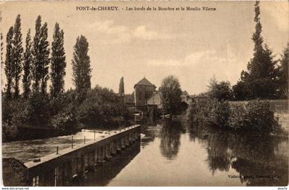 CPA Pont-de-Cheruy - Les Bords de la Bourbre - Moulin Vilette FRANCE (962241)