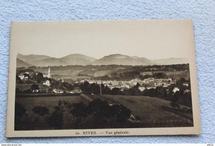 Rives, vue générale, Isère 38