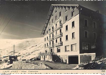 - isere -grand format- ref-V188 - l alpe d huez - hotel eidelweiss - hotels -  carte bon etat -