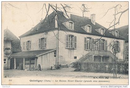 39 // QUINTIGNY   la maison Henri Clavier   (grands vins mousseux)