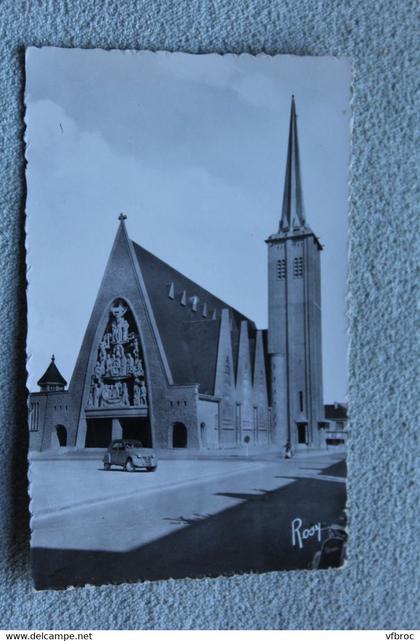 Cpsm, Donges, l'église, Loire atlantique 44