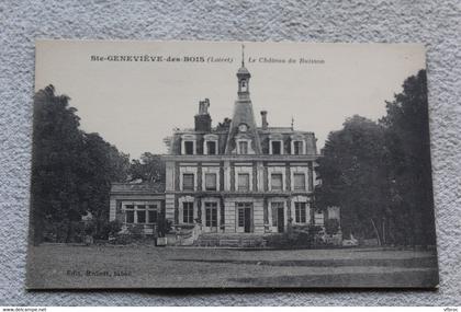 Sainte Geneviève des bois, le château du Buisson, Loiret 45