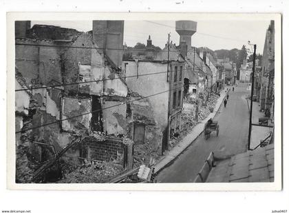 CHATEAUNEUF SUR LOIRE (45) carte photo bombardements guerre 1939-45