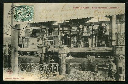 47 - FUMEL - Usines de FUMEL - Hauts-Fourneaux - Générateurs