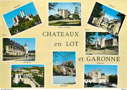 47 - Lot et Garonne - Chateaux du Lot et Garonne - Multivues - CPM - Voir Scans Recto-Verso