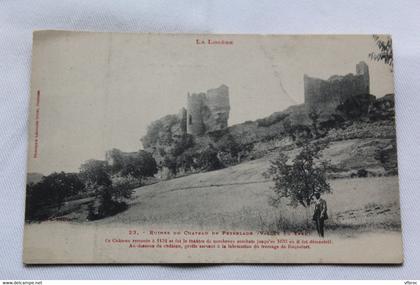 Ruines du château de Peyrelade, Lozère 48