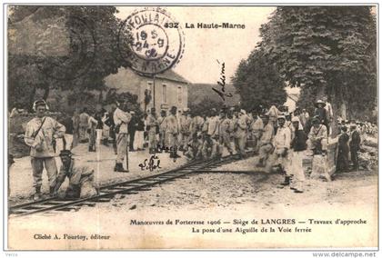 CARTE POSTALE ANCIENNE DE LANGRES -   432   SIEGE DE LANGRES