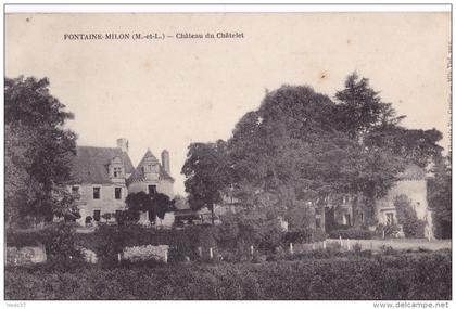 Fontaine-Milon - Château du Châtelet