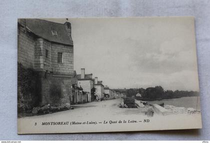 Montsoreau, le quai de la Loire, Maine et Loire 49