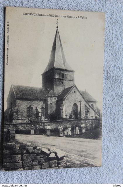 Provenchères sur Meuse, l'église, haute Marne 52