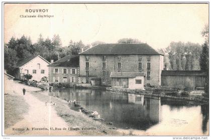 Carte Postale Ancienne de ROUVROY-chainerie electrique