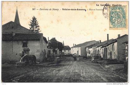 Carte Postale Ancienne de VELAINE Sous AMANCE