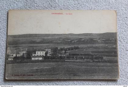 Emberménil, la gare, Meurthe et Moselle 54