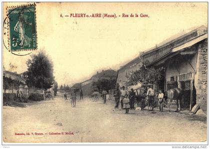 Carte Postale Ancienne de FLEURY / AIRE