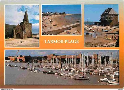 56 - Larmor Baden - Larmor Plage - Multivues - Bateaux - Flamme Postale - CPM - Voir Scans Recto-Verso