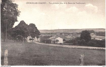 Carte postale ancienne de  COURCELLES - CHAUSSY