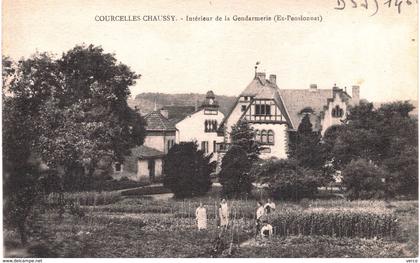 Carte postale ancienne de COURCELLES  - CHAUSSY