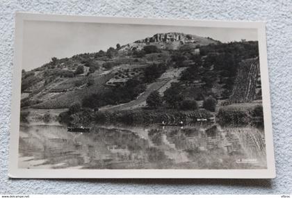 Cpsm, Sierck les bains, la Moselle et le Stromberg, Moselle 57