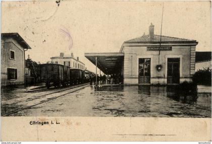 Elfringen in Lothringen - Feldpost - Bahnhof Avricourt