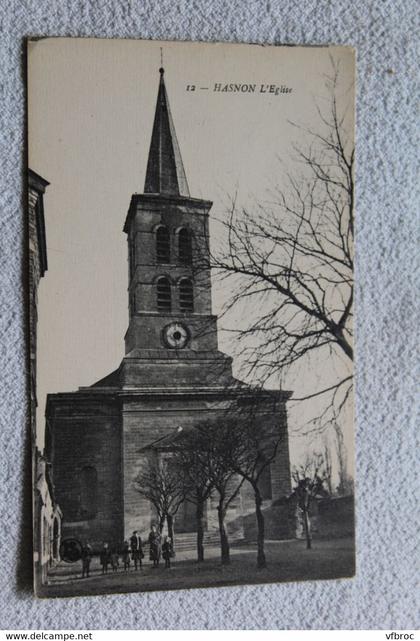 Hasnon, l'église, Nord 59