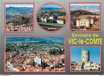 63 - Puy de Dome - Environs de Vic le Comte - Multivues - CPM - Voir Scans Recto-Verso