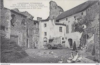 Le Broc - Ruines du Château