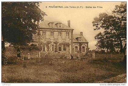 hautes pyrenees - ref A498- pouyastruc pres de tarbes - ecoles des filles  - carte bon etat  -