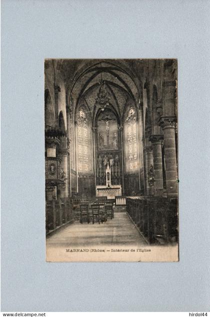 Marnand (69) : Intérieur de l'église