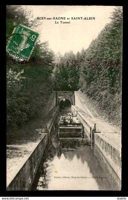 70 - SCEY-SUR-SAONE ET SAINT-ALBIN - LE TUNNEL - PENICHE "LA PROVIDENCE"