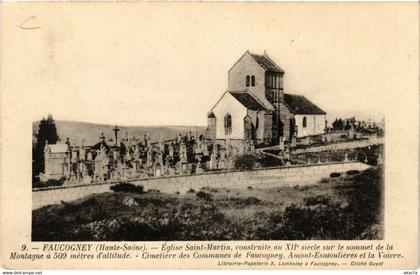 CPA AK FAUCOGNEY-et-la-MER - FAUCOGNEY - Église St-MARTIN (636722)