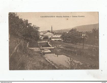 CHAMPAGNEY (HAUTE SAONE) USINE CORBIN