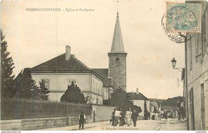 COMBEAUFONTAINE l'église et le presbytère