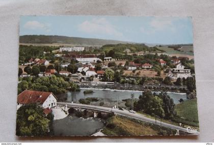 Cpm 1972, Marnay, vue aérienne, le pont et le barrage sur l'Ognon, Haute Saône 70