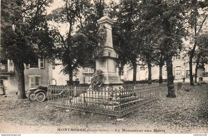 Montbozon - Le Monument aux Morts