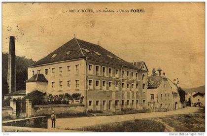 CPA (70)      BREUCHOTTE pres  raddon usines FOREL (etat tres moyen))