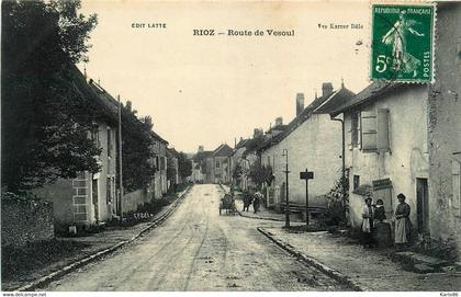 rioz * la route de vesoul * villageois