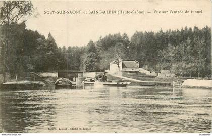 SCEY SUR SAONE ET SAINT ALBIN vue sur le tunnel