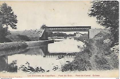 CPA Environs de Vauvillers - Pont-du-Bois - Pont du Canal - Ecluse