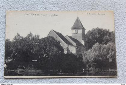 Sainte Croix, église, Saône et Loire 71