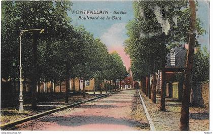 Pontvallain - Boulevard de la Gare